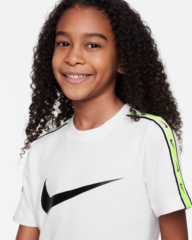 T-shirt Nike Repeat Blanc pour enfant