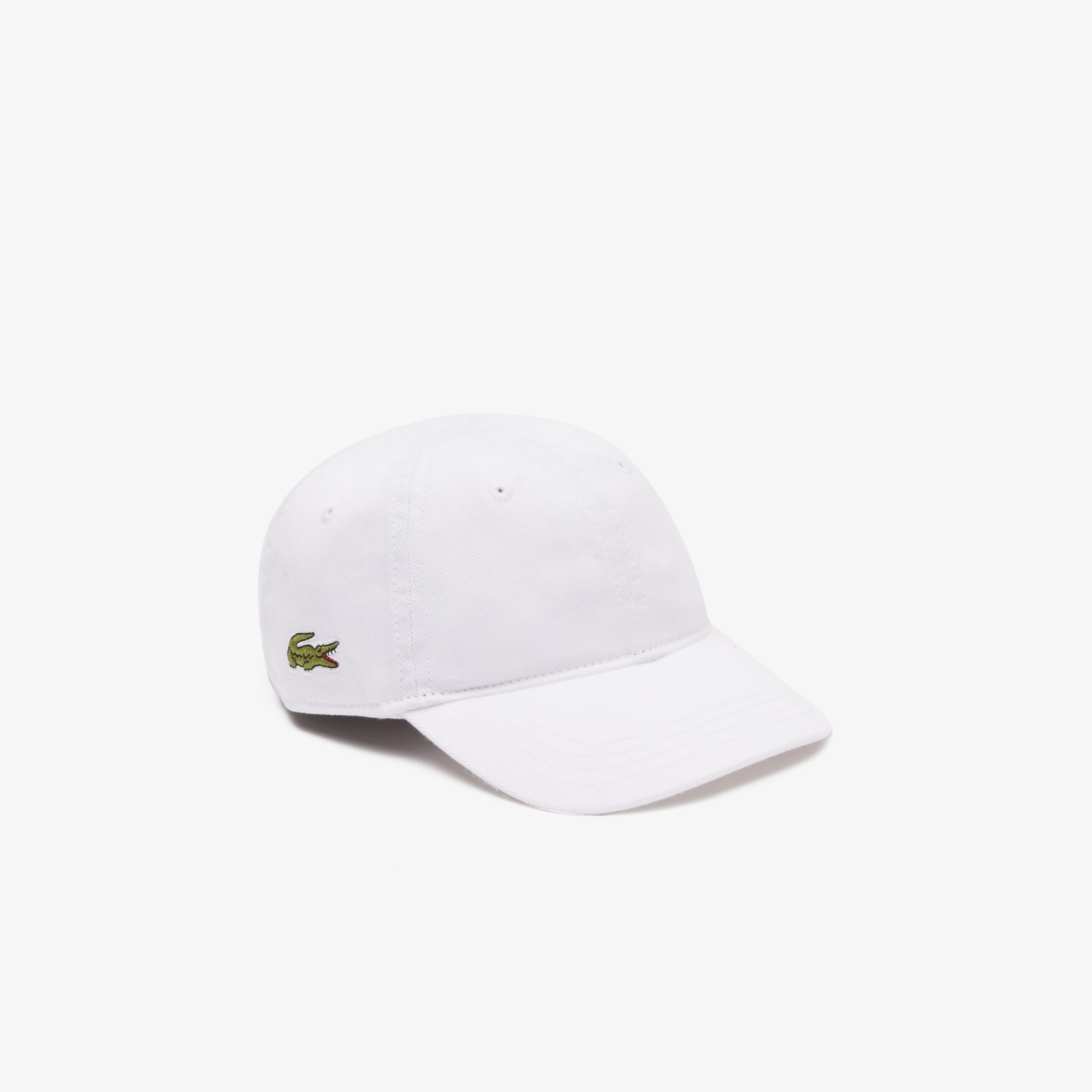 Casquette enfant en gabardine unie Casquettes & Bonnets - Blanc - Lacoste - Enfant