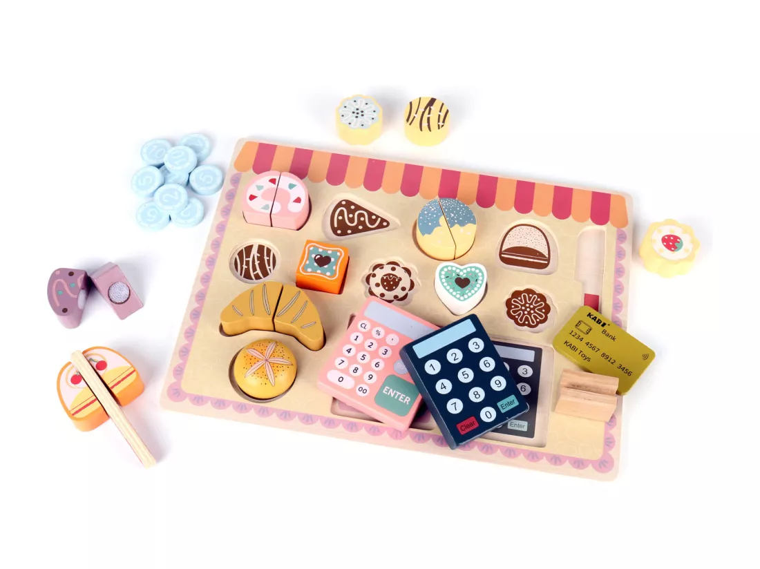 Jeu Set de Boulangerie pour Enfants Myrcia À partir de 3 ans Bois Multicolore