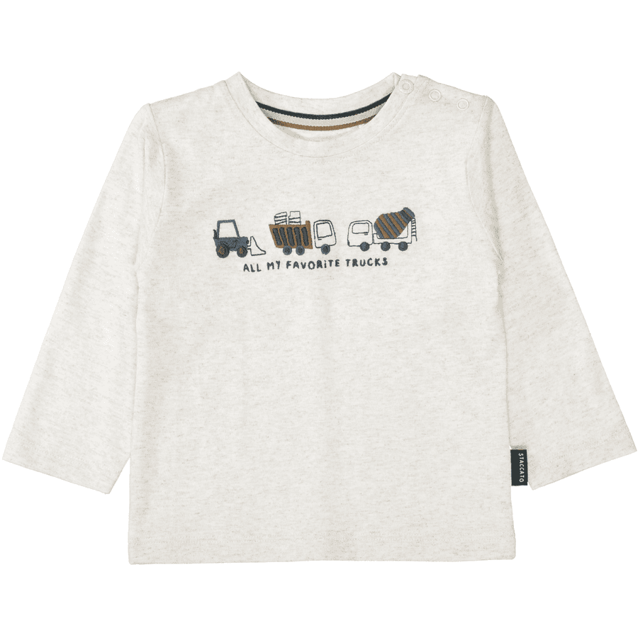 STACCATO Shirt light cream melange