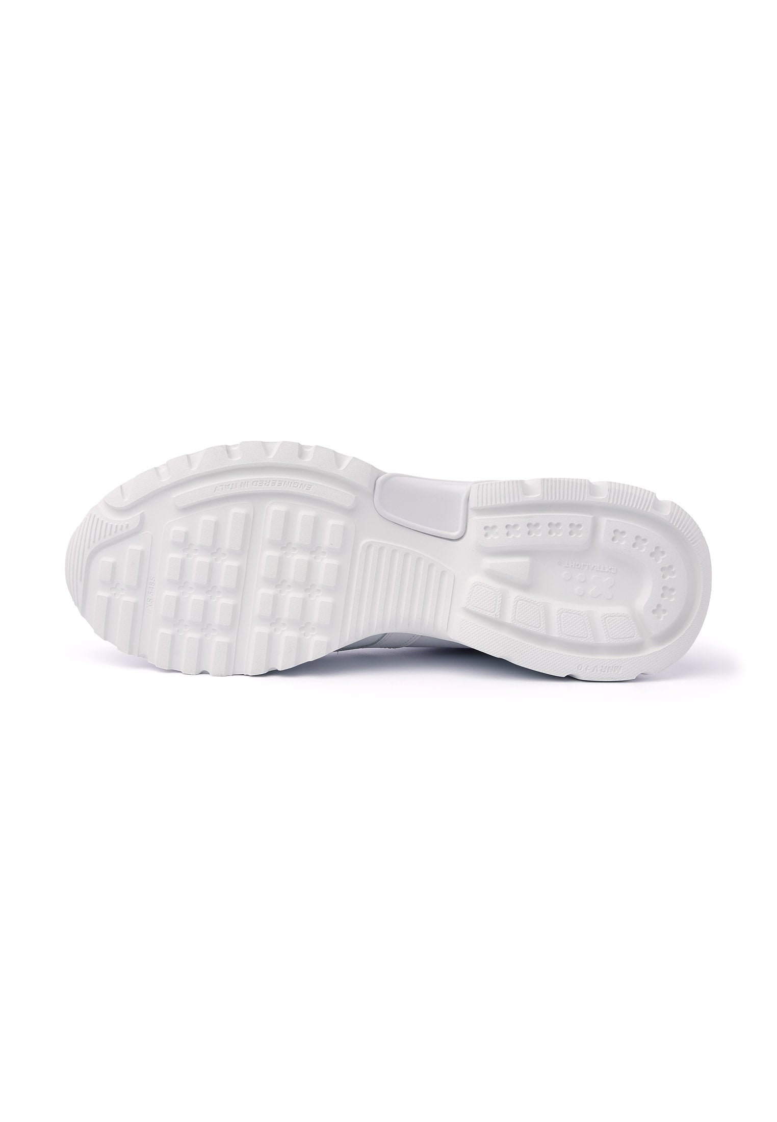 Wit gladleren Lambo sneaker