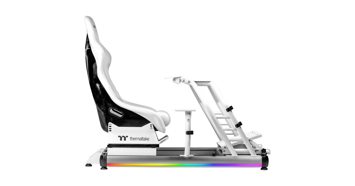 ThermaltakeGR500 Racing Simulator Cockpit Snow racing simulator  (Wit)
