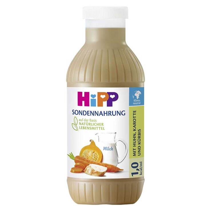 Hipp Sondennahrung Huhn Karotte & Kürbis Kunststoff Fl., 12X500 ml