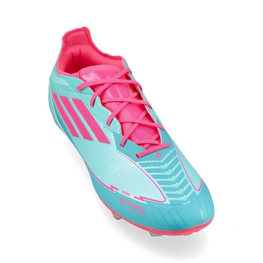 adidas F50 Messi Elite FG La Vida Tropical - Flash Aqua/Lucid Pink/Lucid Cyan Enfant
