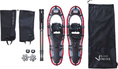 Black CreviceSchneeschuh Set - schwarz