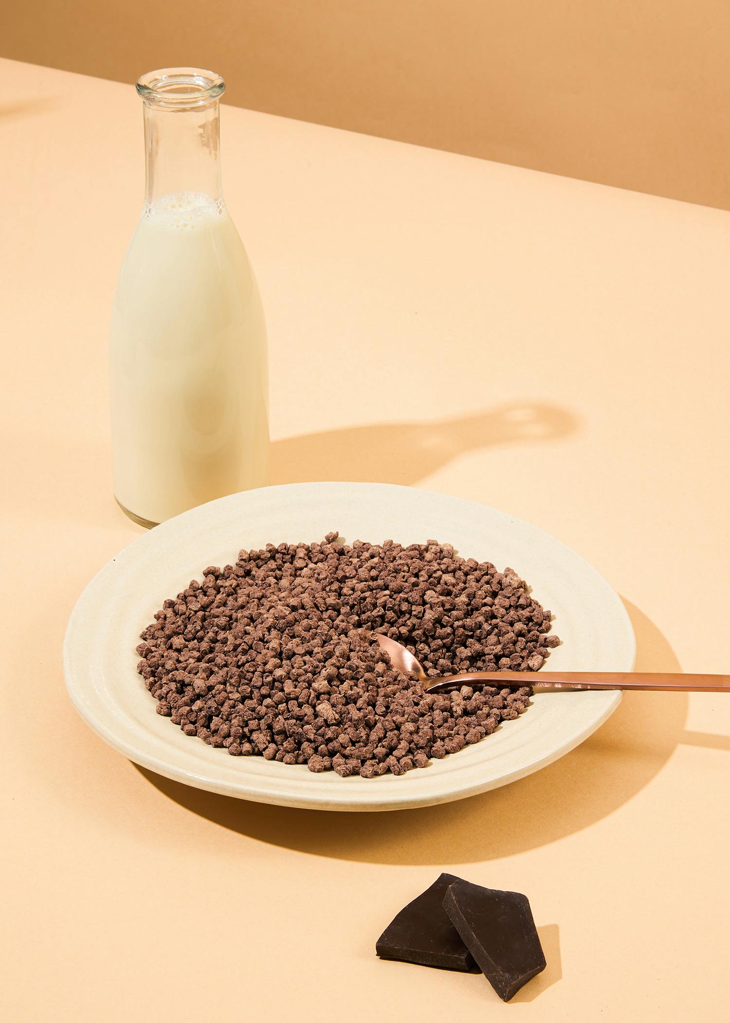 Erbsen Protein Crispies mit Kakao und 48 % Protein 1 kg