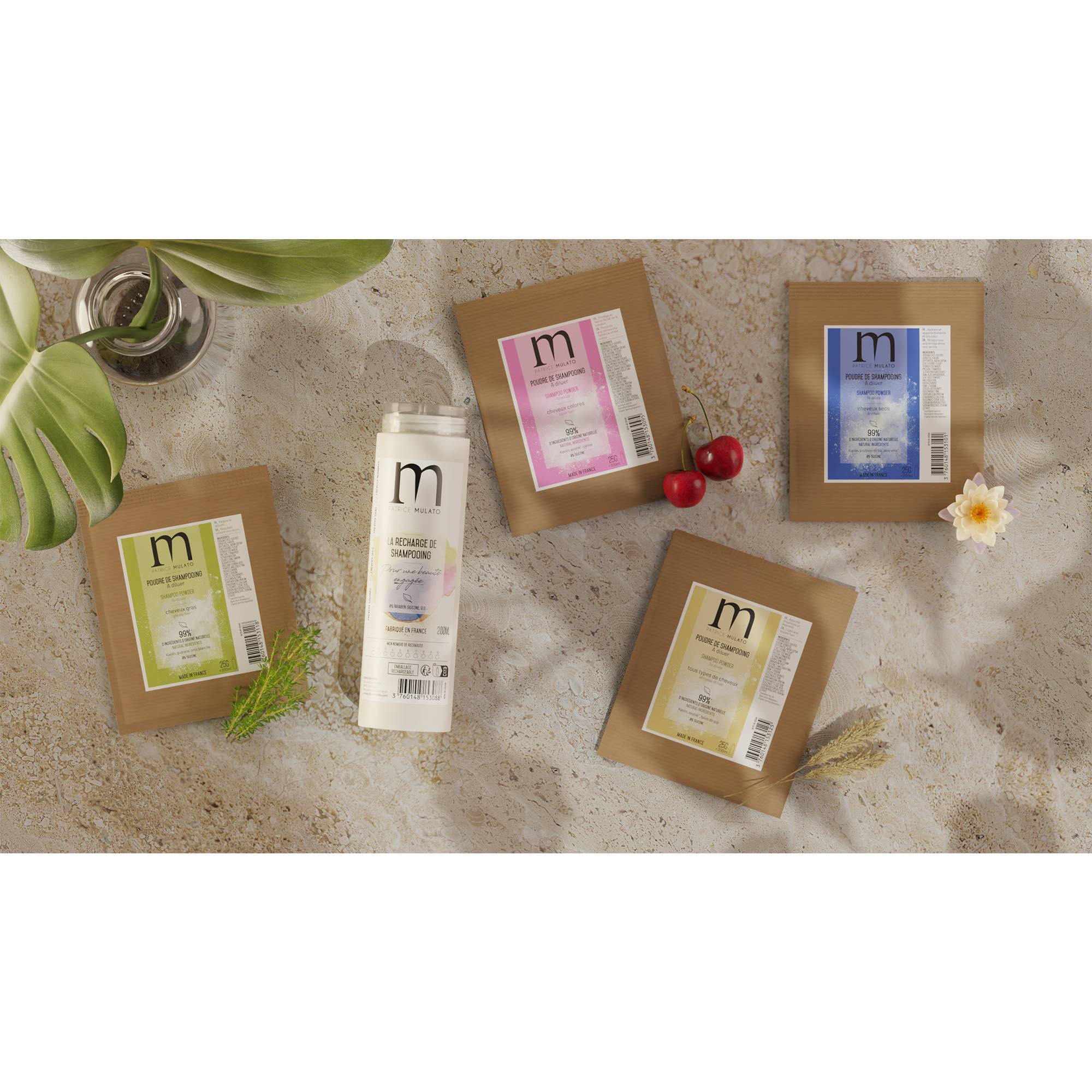 Poudre de shampooing - Tous types de cheveux / 25g