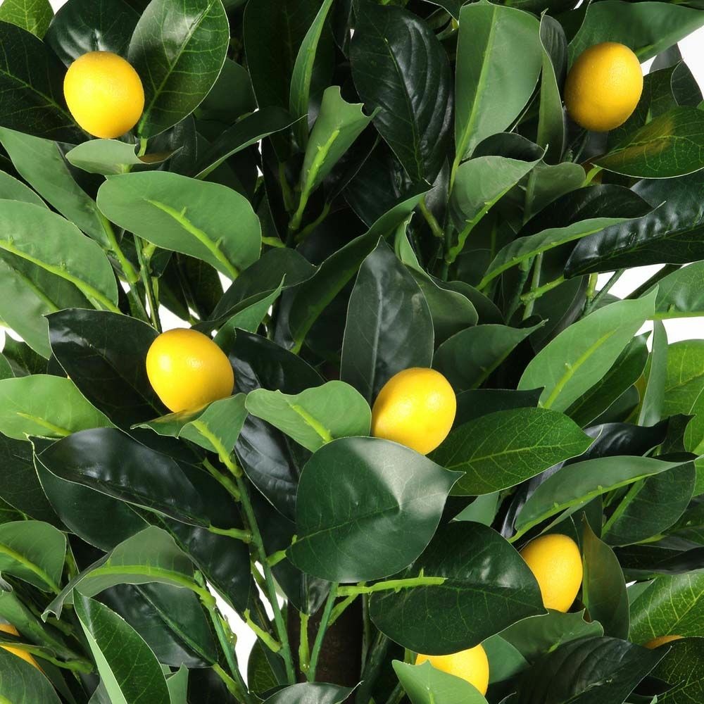 Citronnier artificiel en pot 120 cm