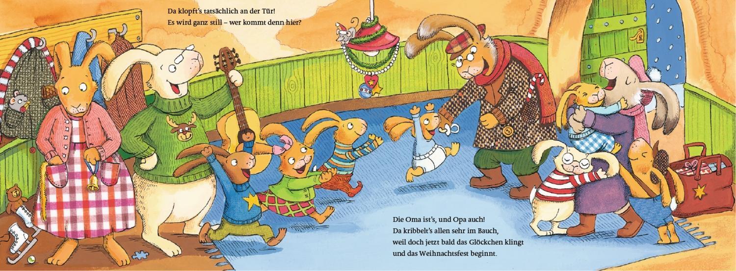 Wenn sieben weihnachtliche Hasen fröhlich um die Tanne rasen / Wenn sieben Hasen Bd.4