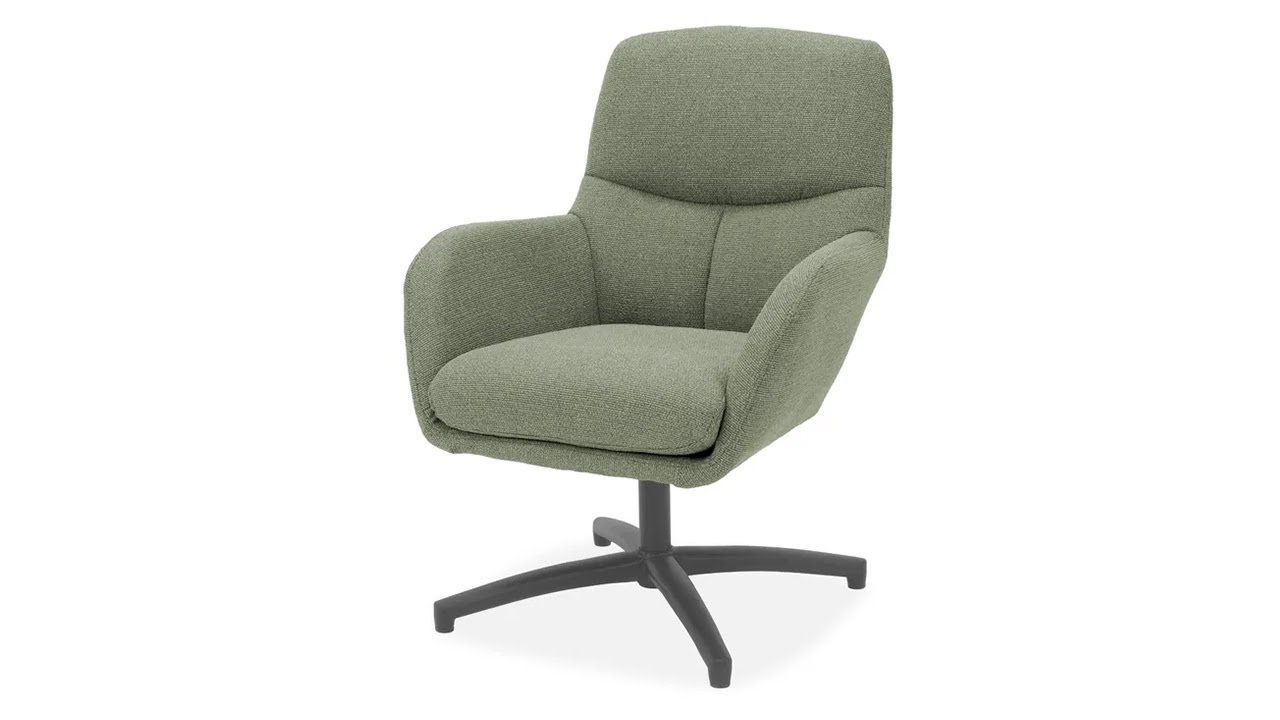 Draaifauteuil Pixie 74 Olive Arnar B68 x D73 x H90 cm