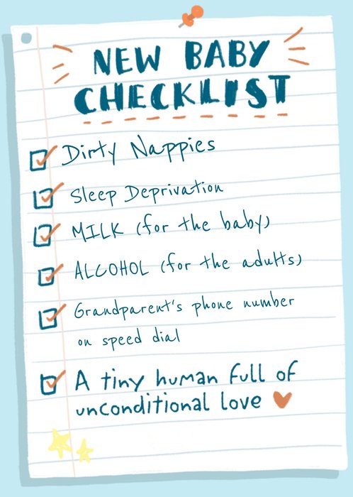 Greetz | Geboortekaart | checklist