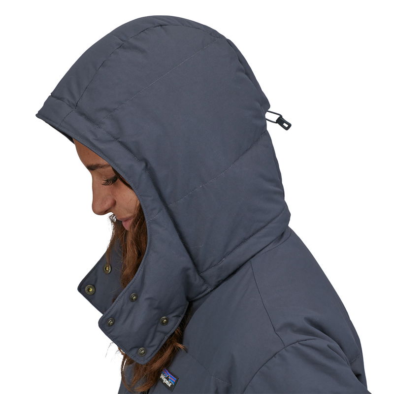Patagonia Downdrift Parka, dame (Smolder Blue) - Spejder Sport