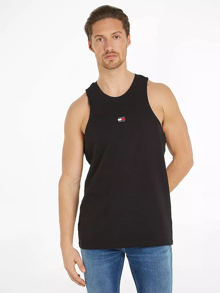 TOMMY JEANS Tanktop schwarz