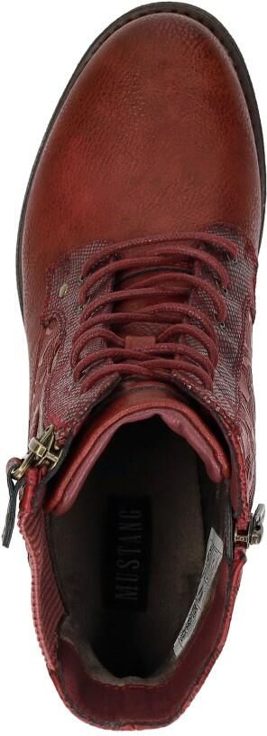 Mustang Veterschoenen Hak Veterschoenen Hak Rood