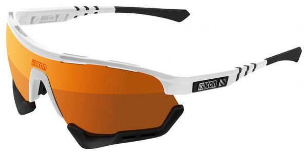 Scicon Sports Aerotech SCN PP XL Lunettes De Soleil De Performance Sportive (Scnpp Multimireur Bronze/Luminosité Blanche)