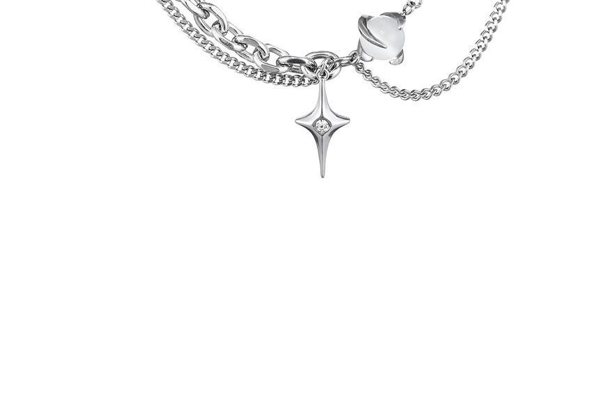 Black Degree - Ster gelaagde ketting
