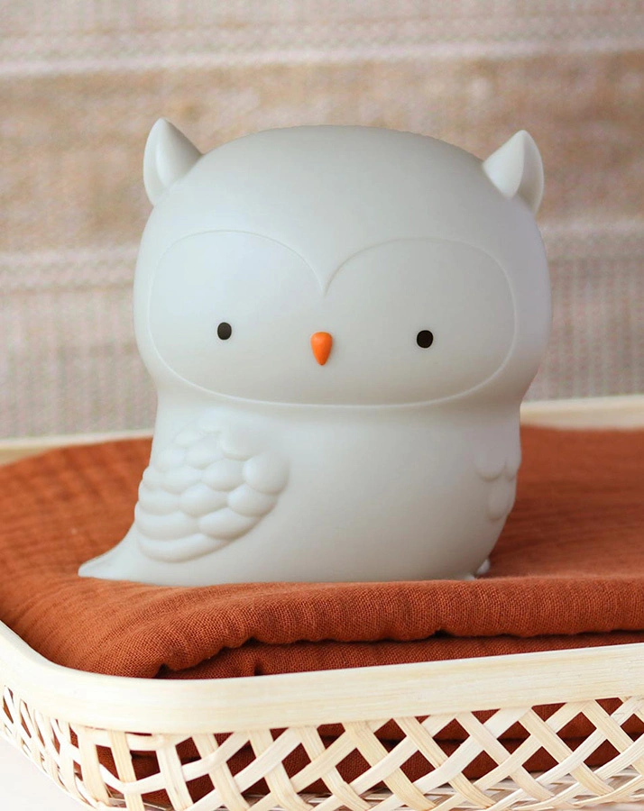 LED-Nachtlicht LITTLE LIGHT – OWL in weiß