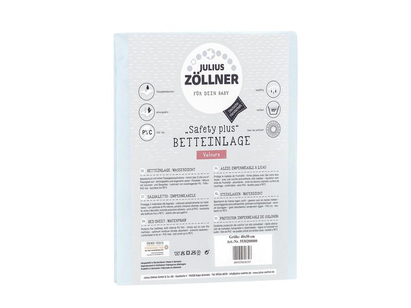 Julius Zöllner Fix-Leintuch Safety Plus wasserdicht 70 x 10 Betteinlage Safety Plus