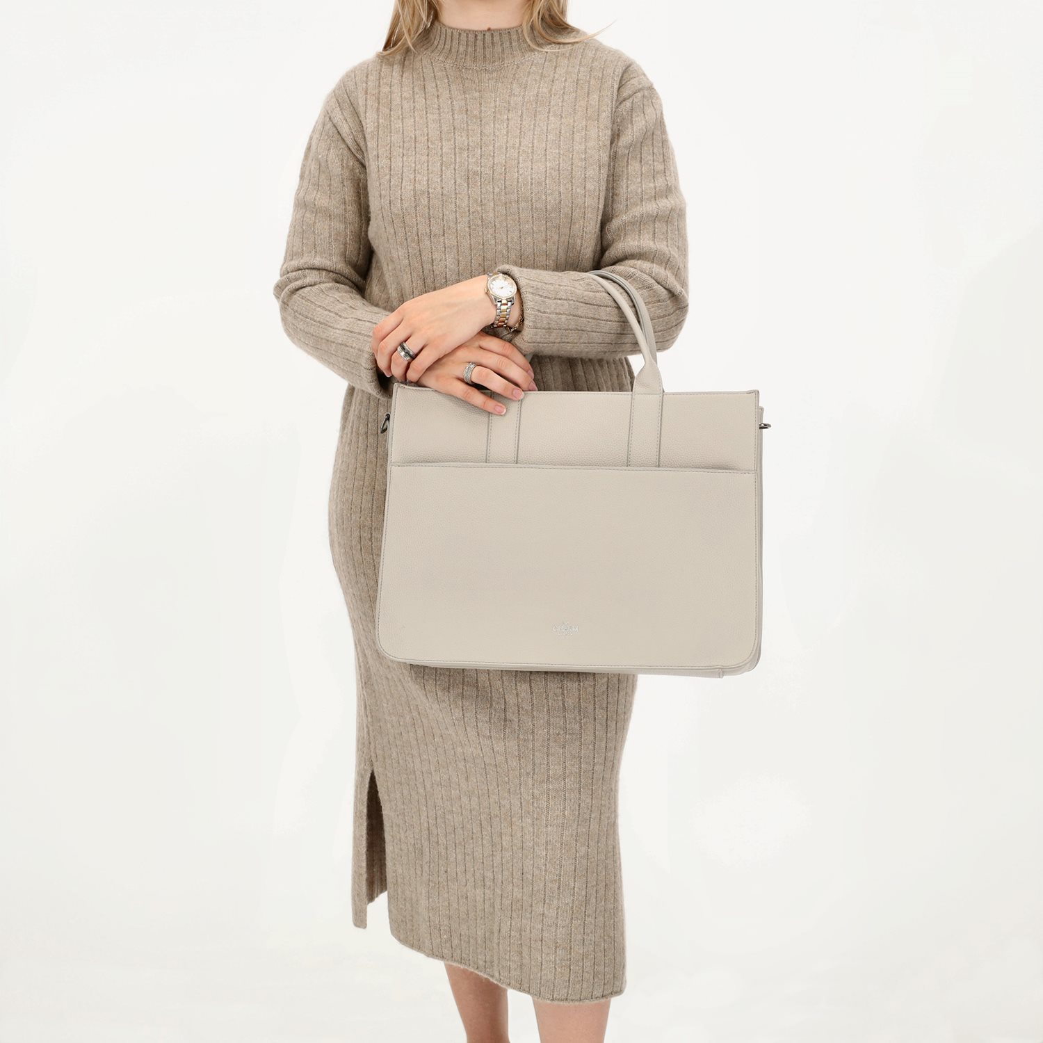 Charm London Princeton Laptopbag lightgrey