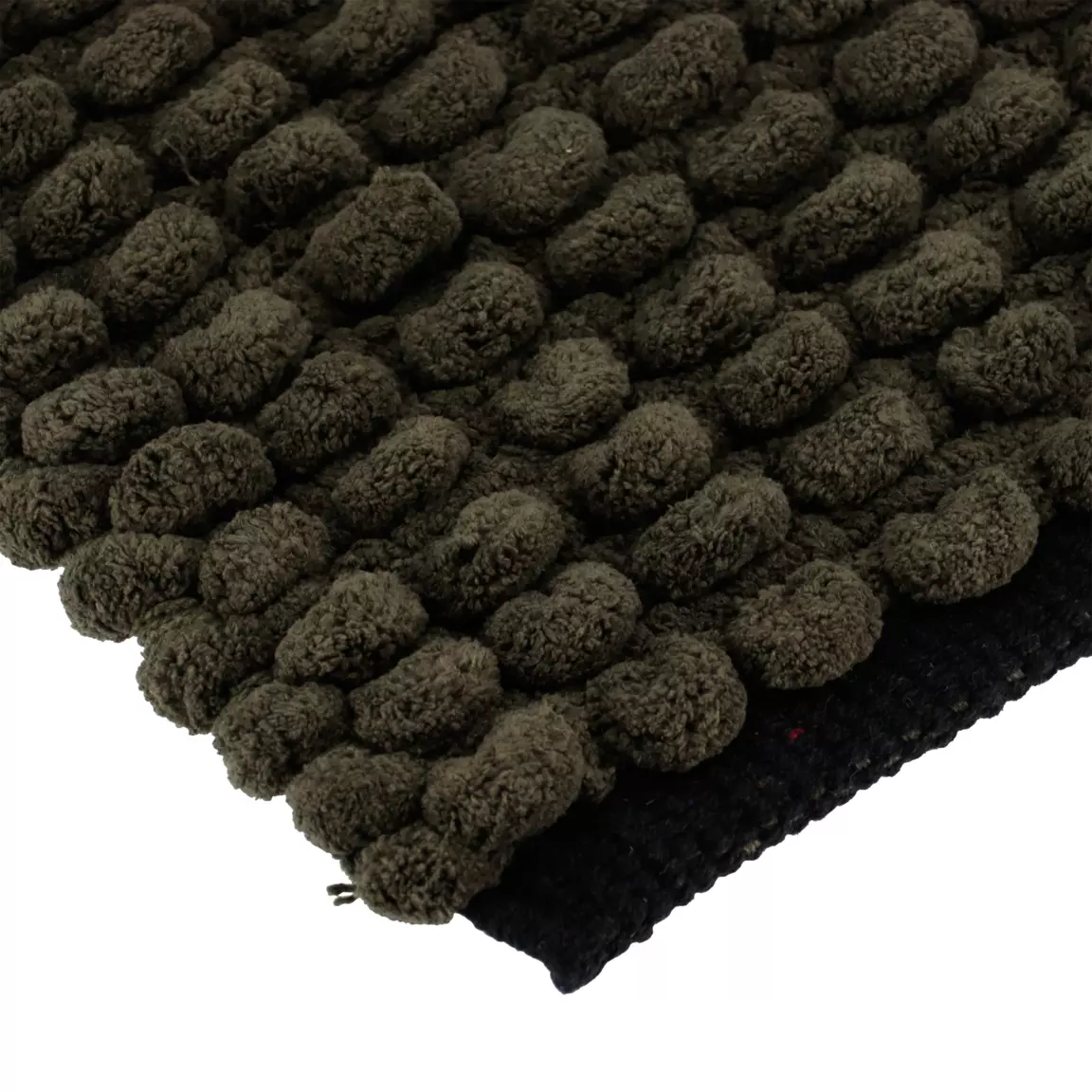 Tapis de bain (75 cm) Black Line Vert kaki / noir