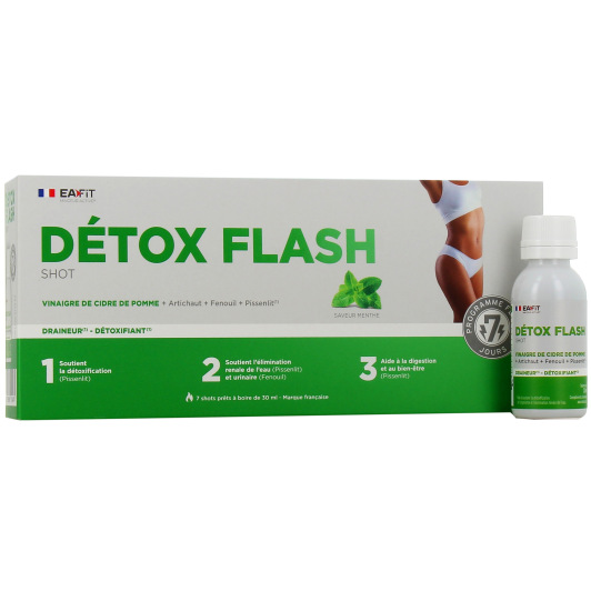 Eafit Detox flash shot - Complément alimentaire draineur