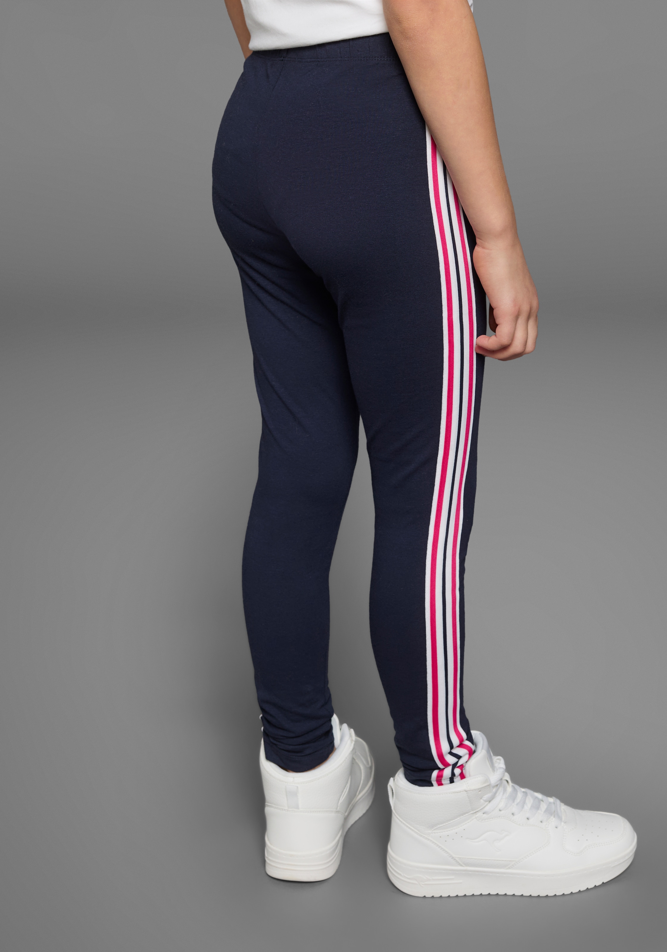 KangaROOS Leggings »mit aufgesetztem Band«  für Mädchen
