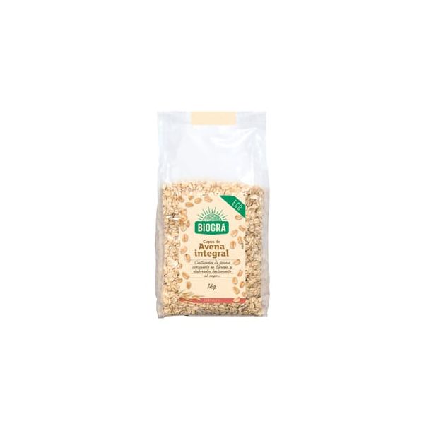 Biogra Flocos de Aveia Grossos Integrais Bio 1kg