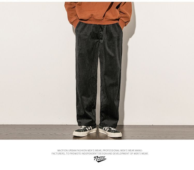 POSI - Cropped corduroy broek