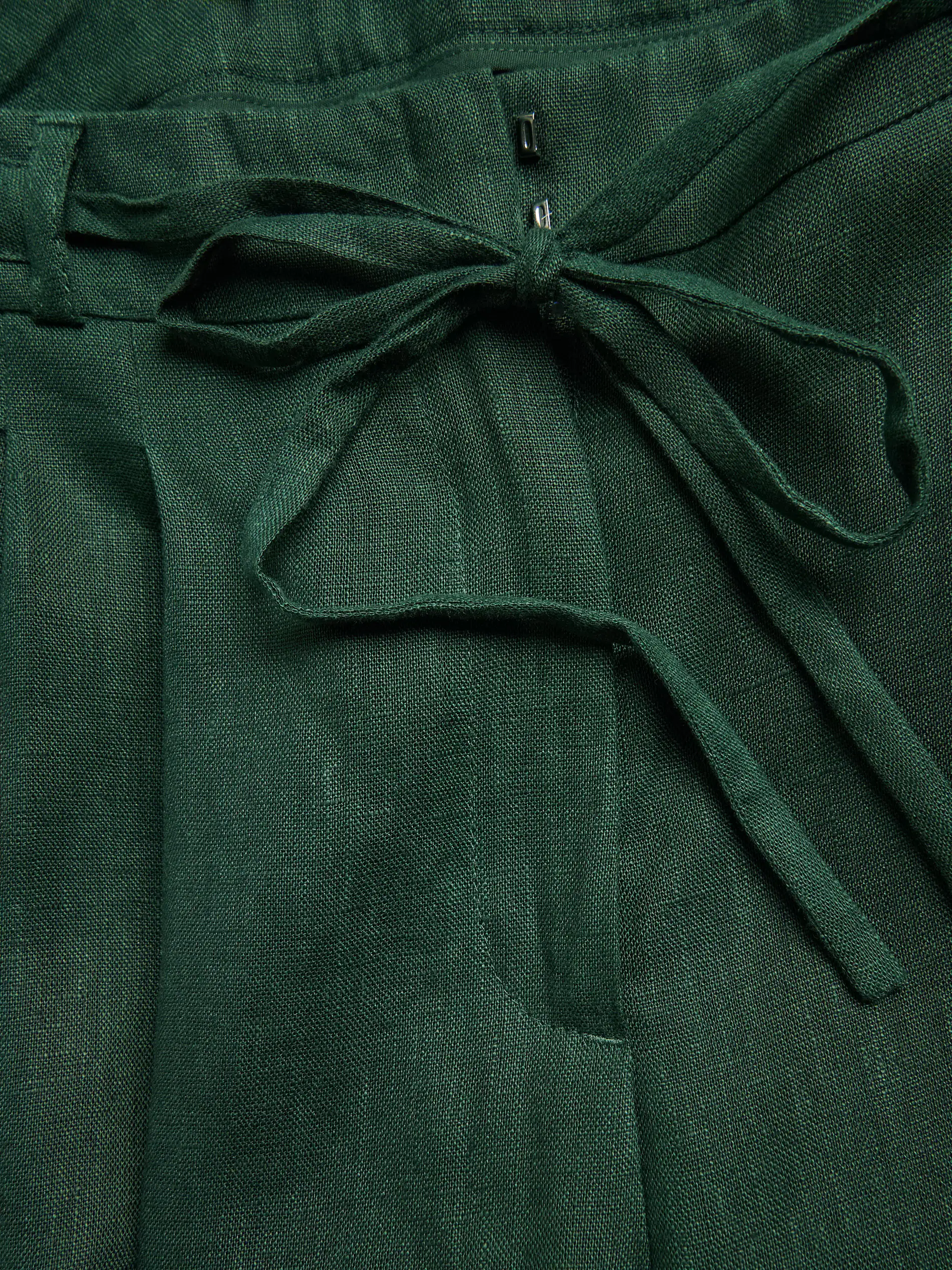 Leinenhose mit Bindung