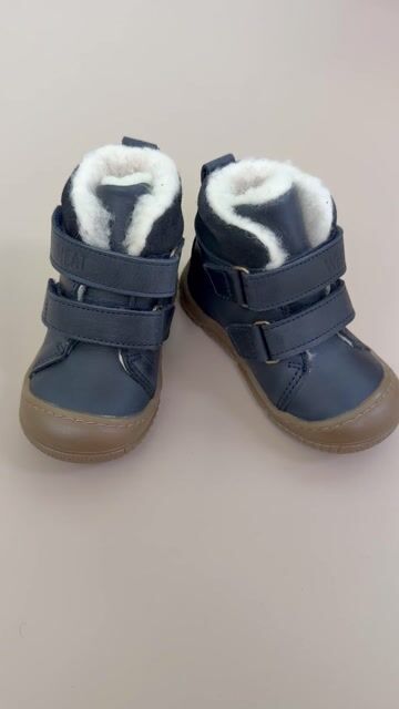 Vintersko Baby i Skinn m/ Fleksibel såle – 100% Merinoullfôr & Vanntett | Winterboot Snug Tex