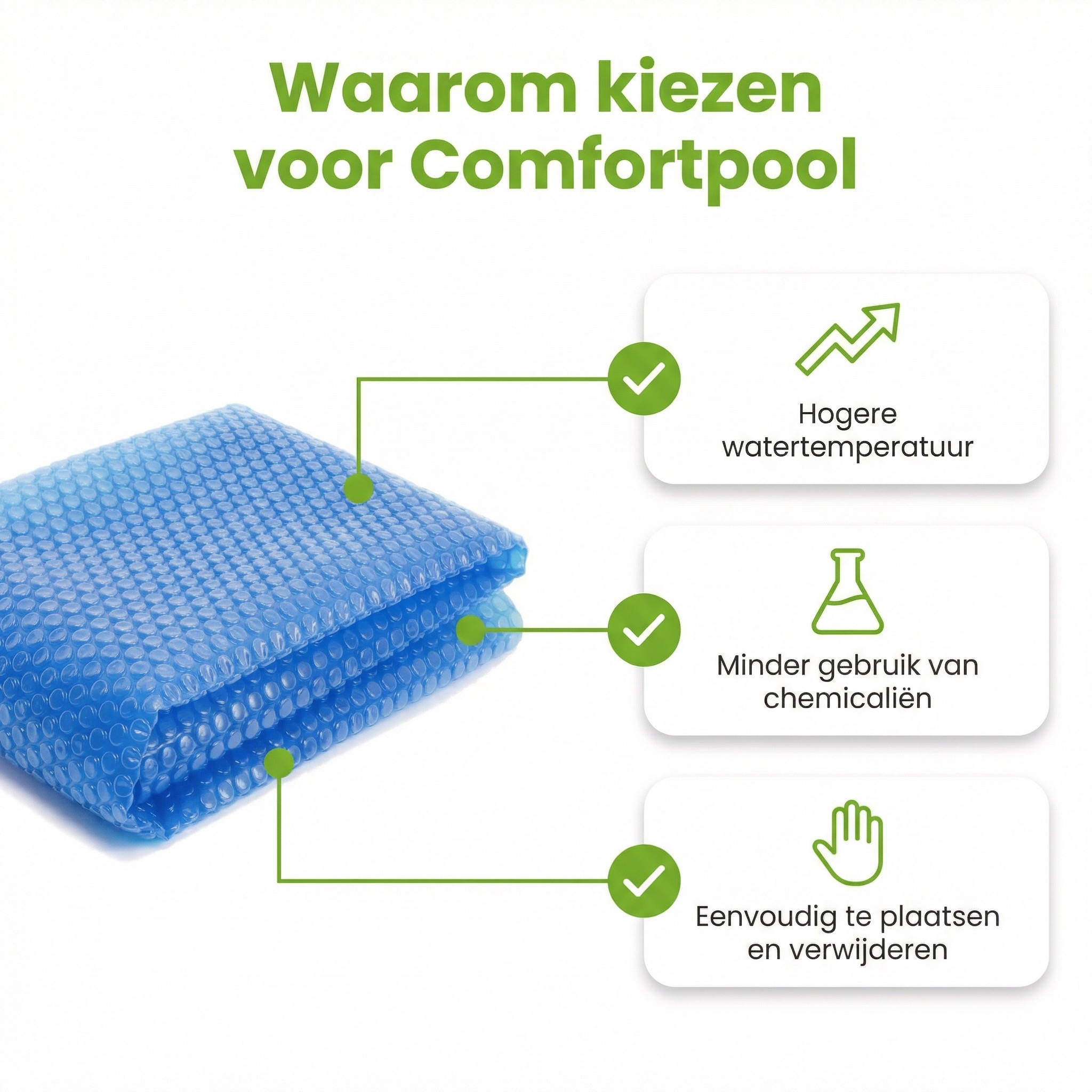 Comfortpool ø396 cm solarzeil - Blue