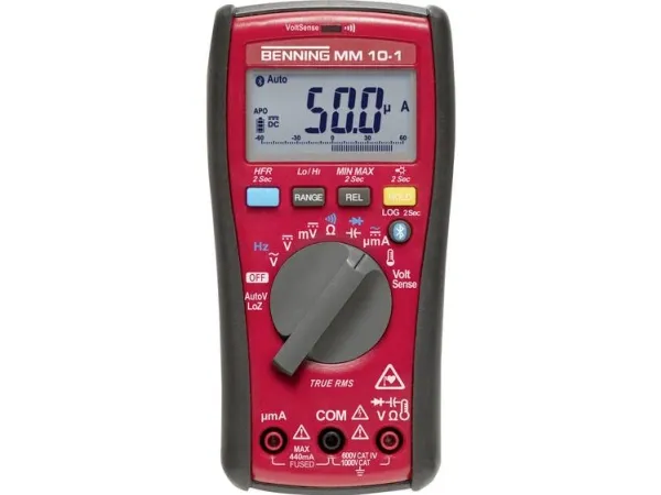 Benning 044687 Hånd-multimeter digital Datalogger CAT IV 600 V Visning (counts): 6000