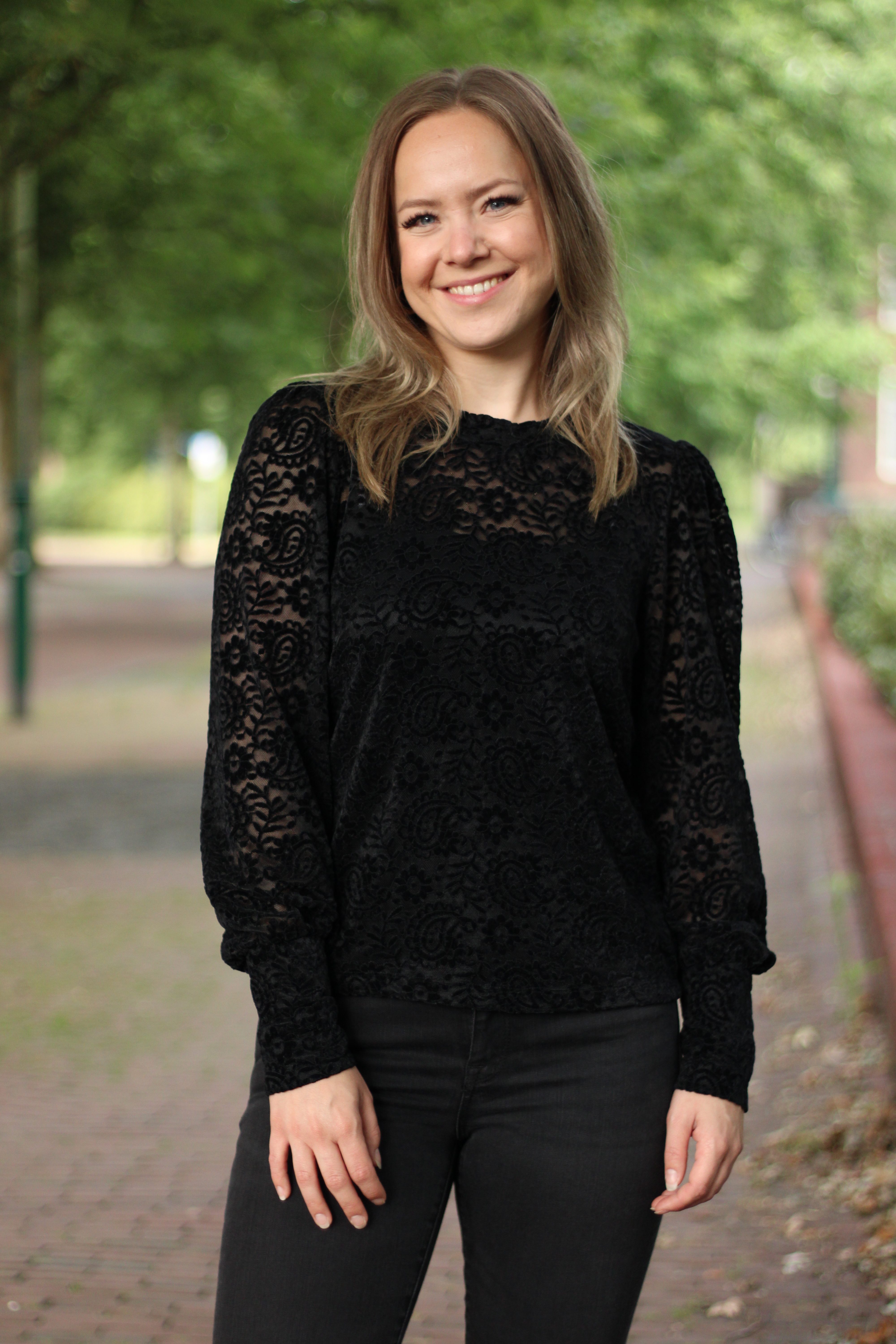 Rino & Pelle - Xela Lace Top - Black