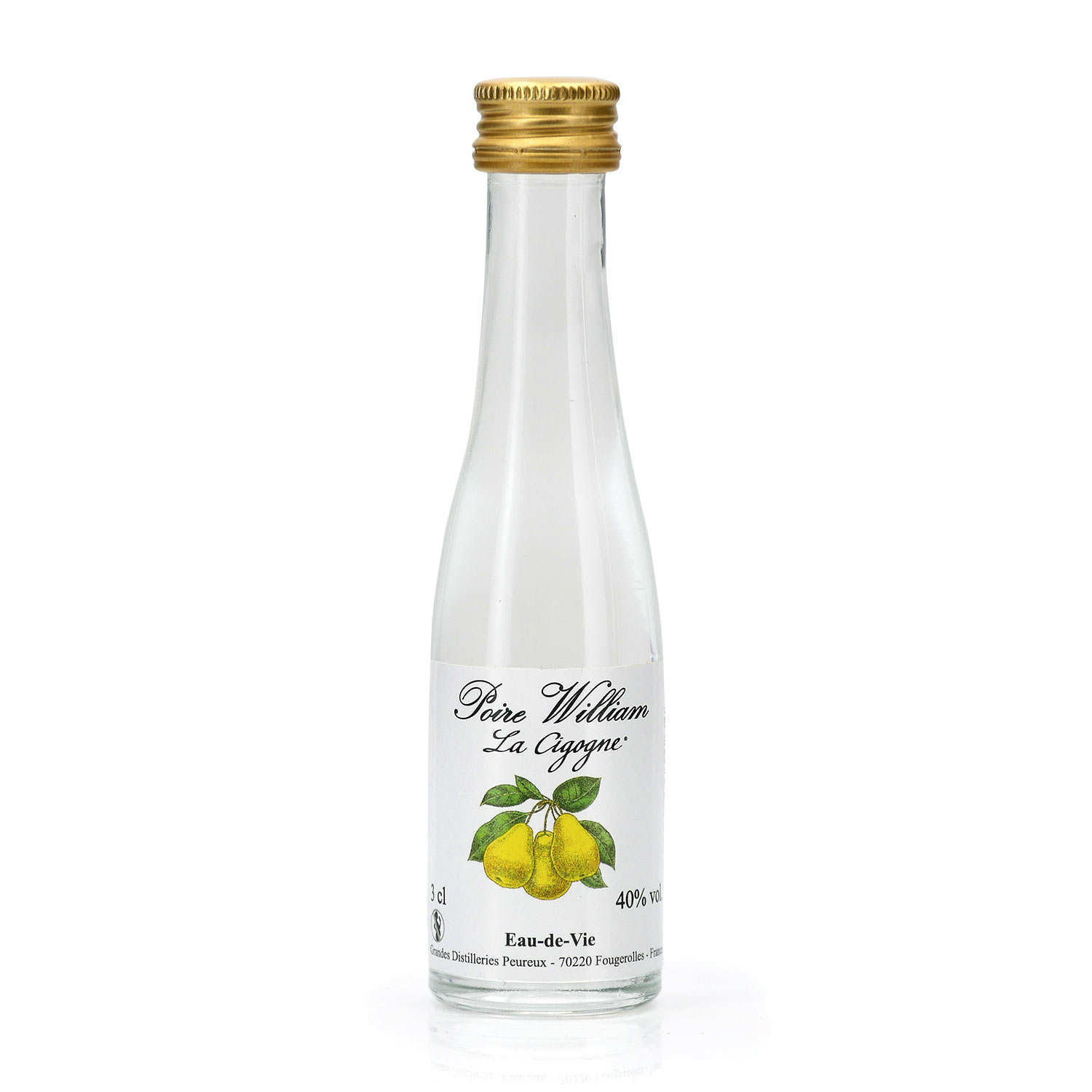 Mignonnette de Liqueur La Cigogne Poire Williams - 40%