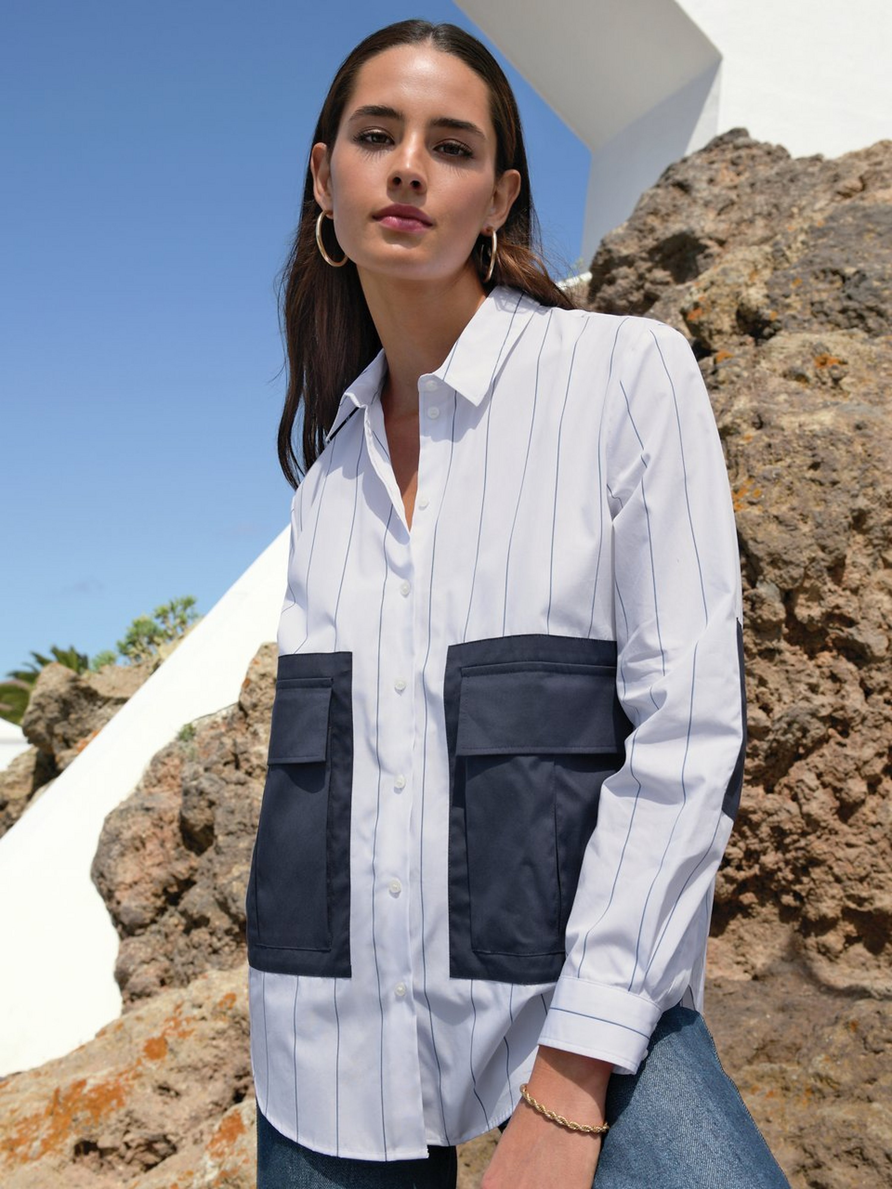 Long-Bluse