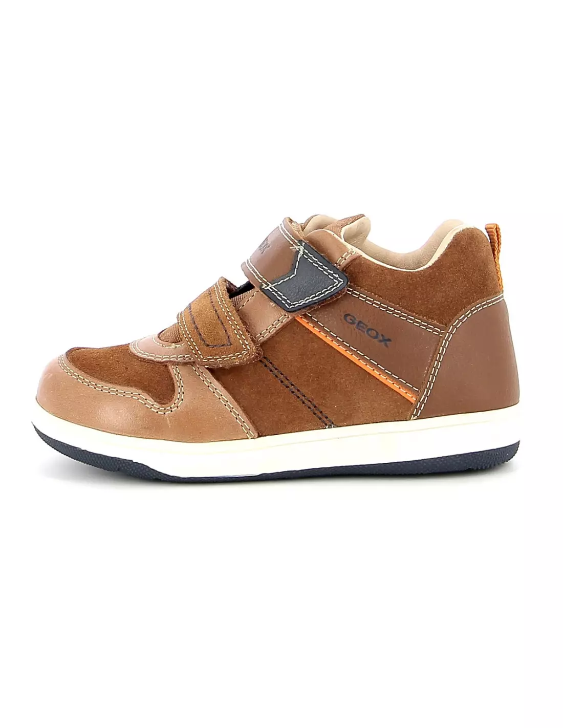 GEOX NEWFLICK - Baskets Brownnavy