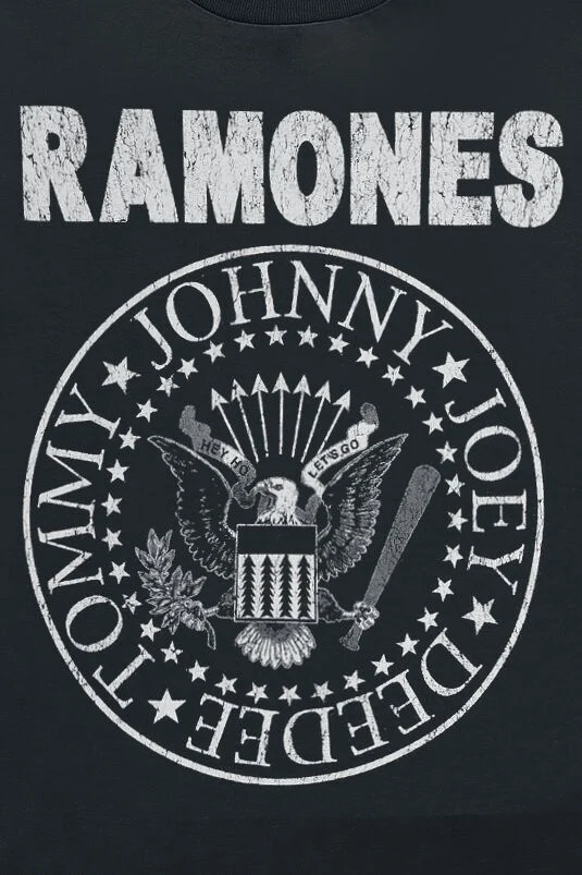 Kids - Seal Hey Ho Lets Go Backprint | Ramones T-shirt