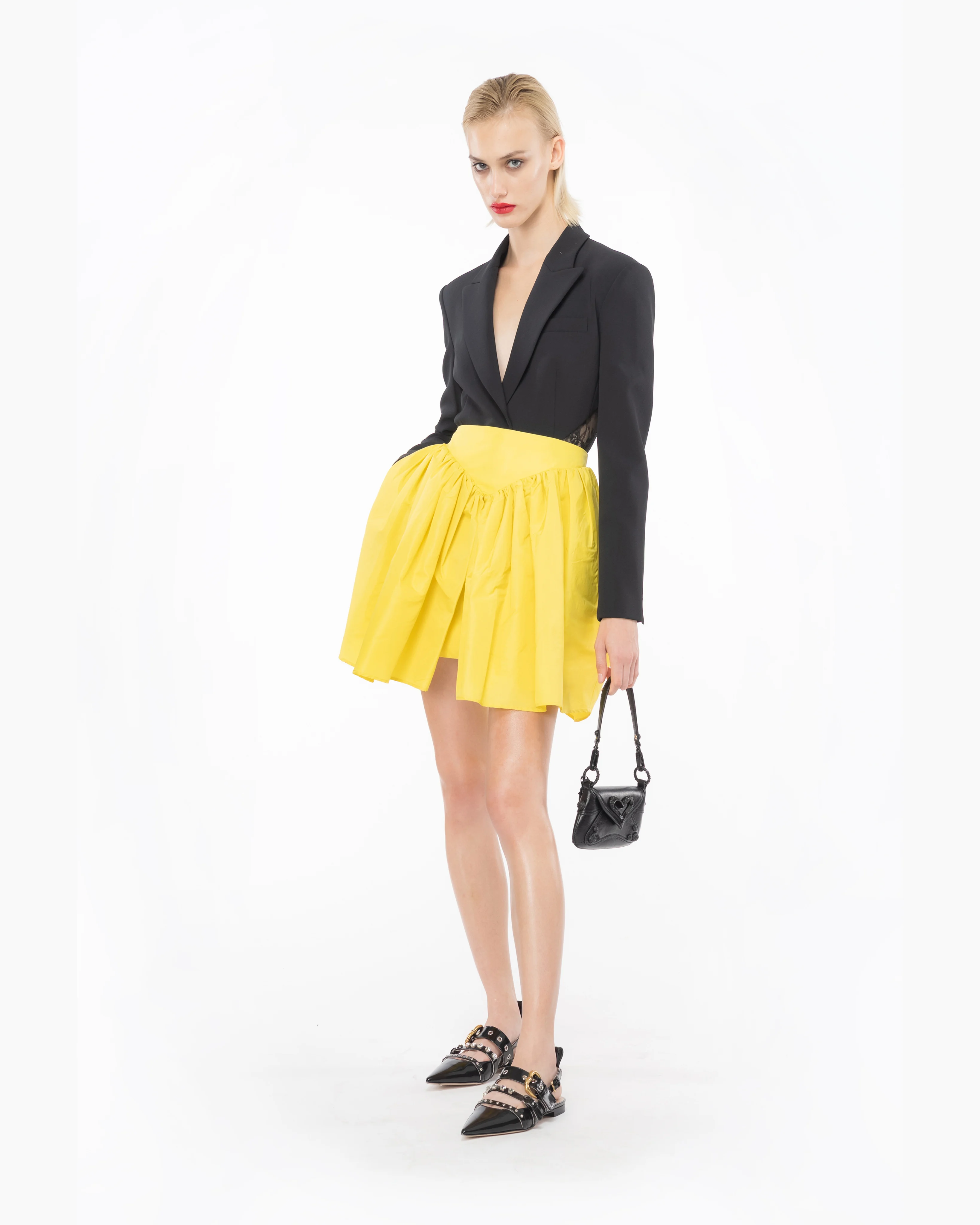 Mini-jupe | Jaune