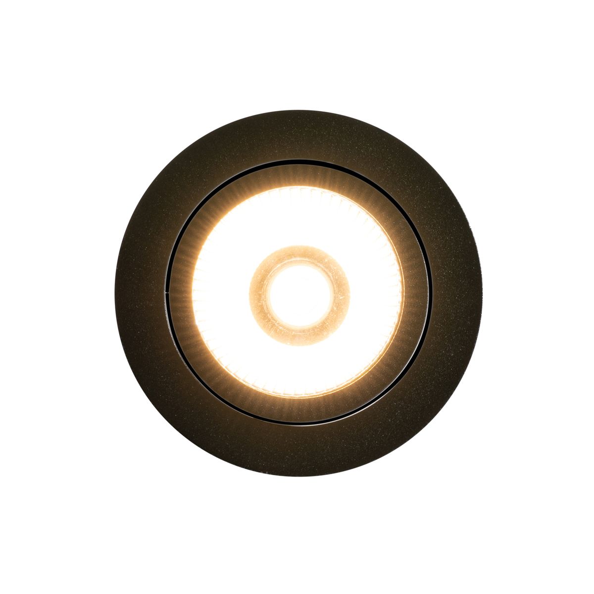 Set van 6 inbouwspots zwart 9,5cm incl. LED 1300 lm dimbaar IP23 - Gaius