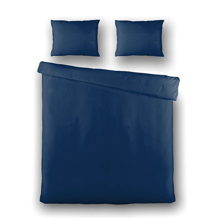 Dekbedovertrek Plain Percale - Navy