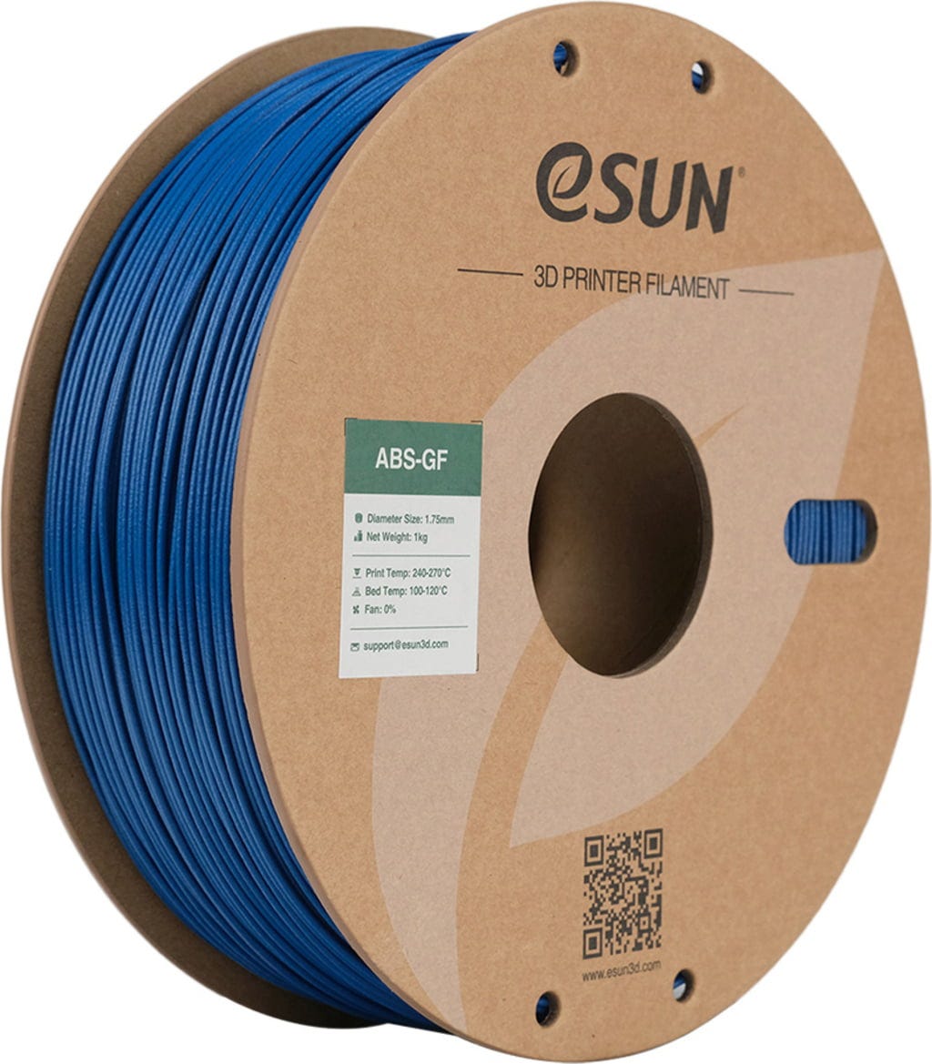 eSUN  ABS-GF Blue, 1,75 mm / 1000 g    Mit Glasfasern verstärktes ABS