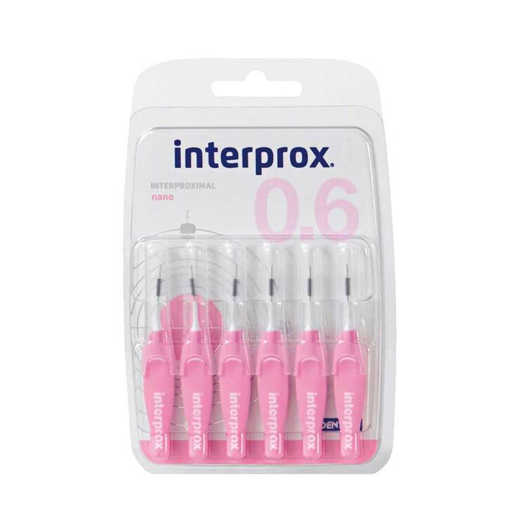 Interprox reg nano rosa Interdentalbürste Blister, 6 St