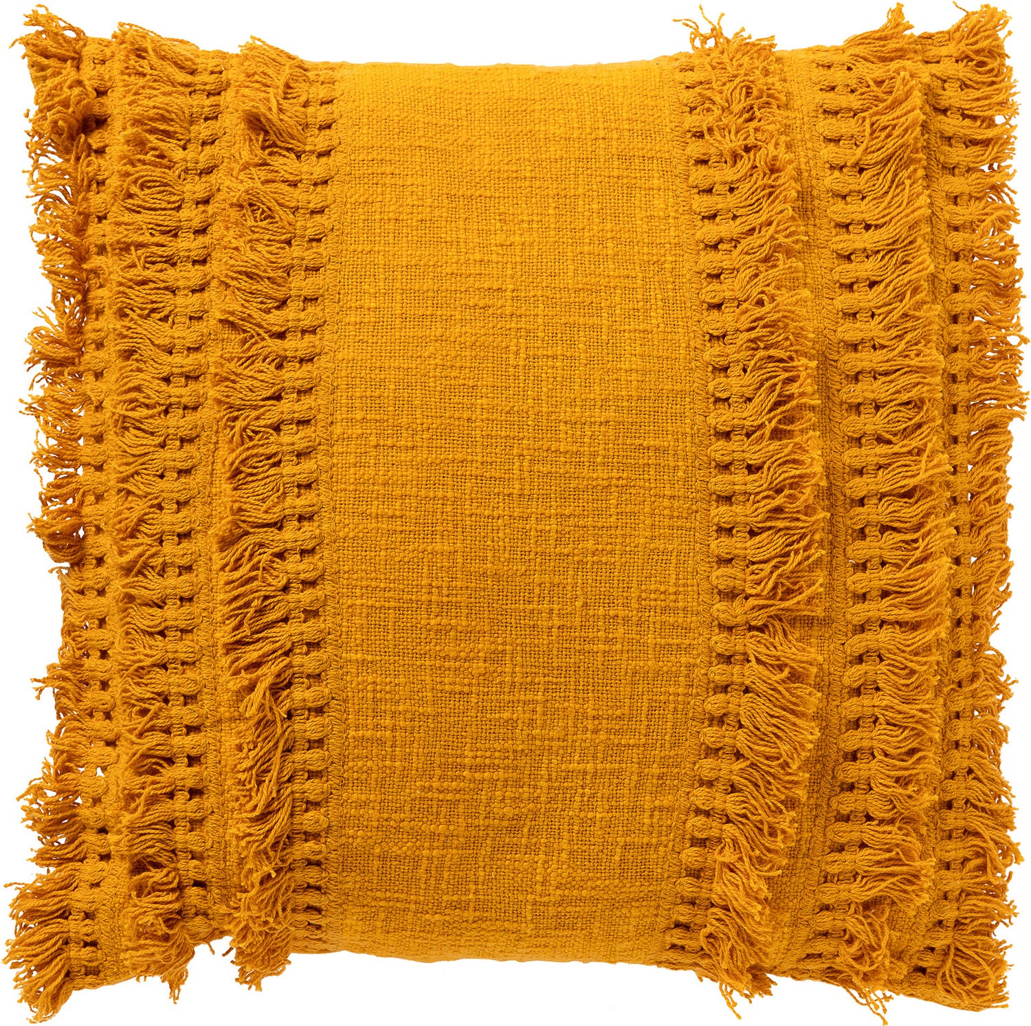 Dutch Decor sierkussen Fara geel 45 x 45 cm