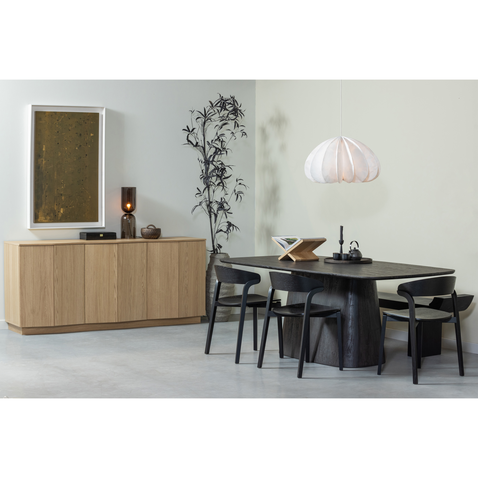 Dessoir Zuma 200 cm - Eiken - Transparant Zuma Dessoir 200 cm - Eiken - Transparant