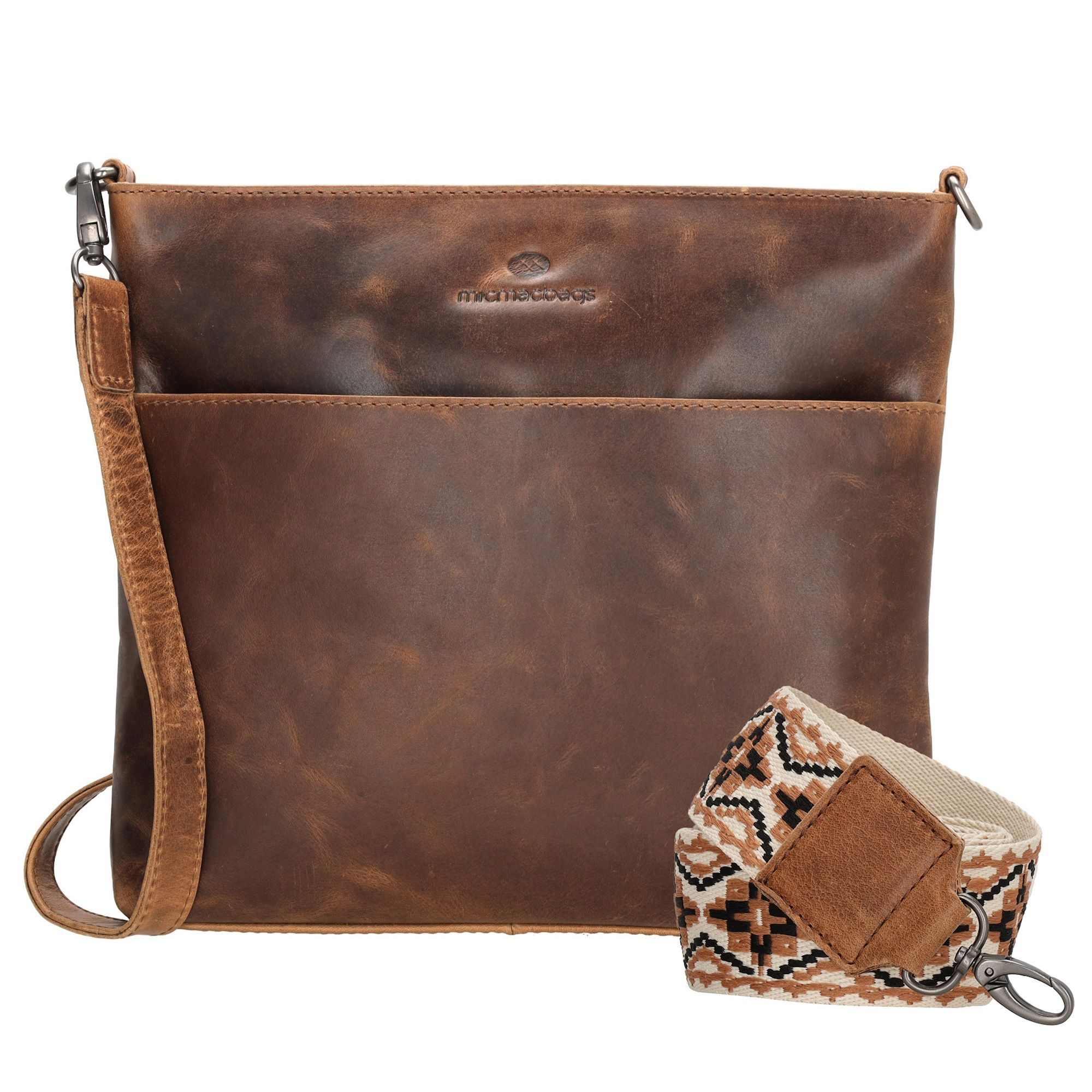 Micmacbags Next Navajo Schoudertas Bruin