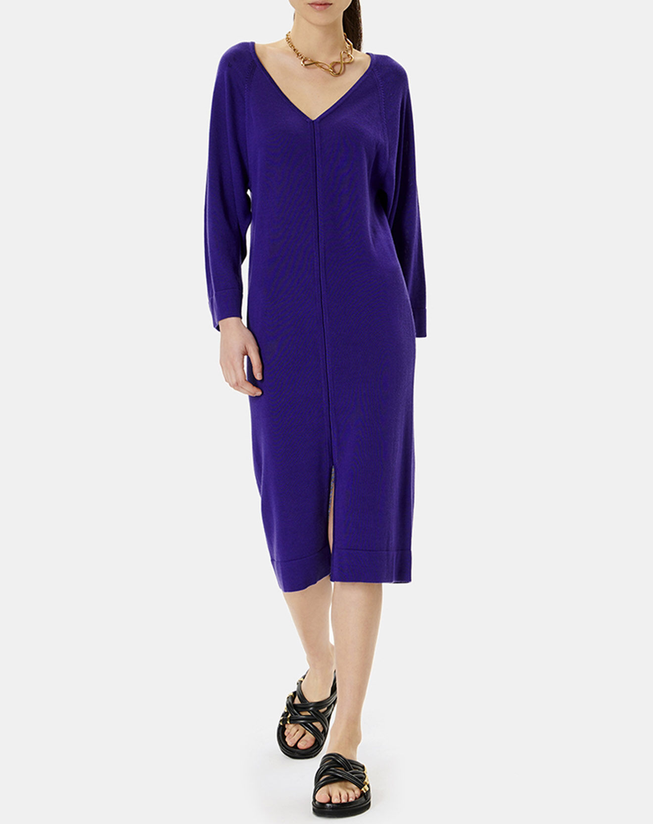 Zapa Robe en Laine mélangée Rhea violette