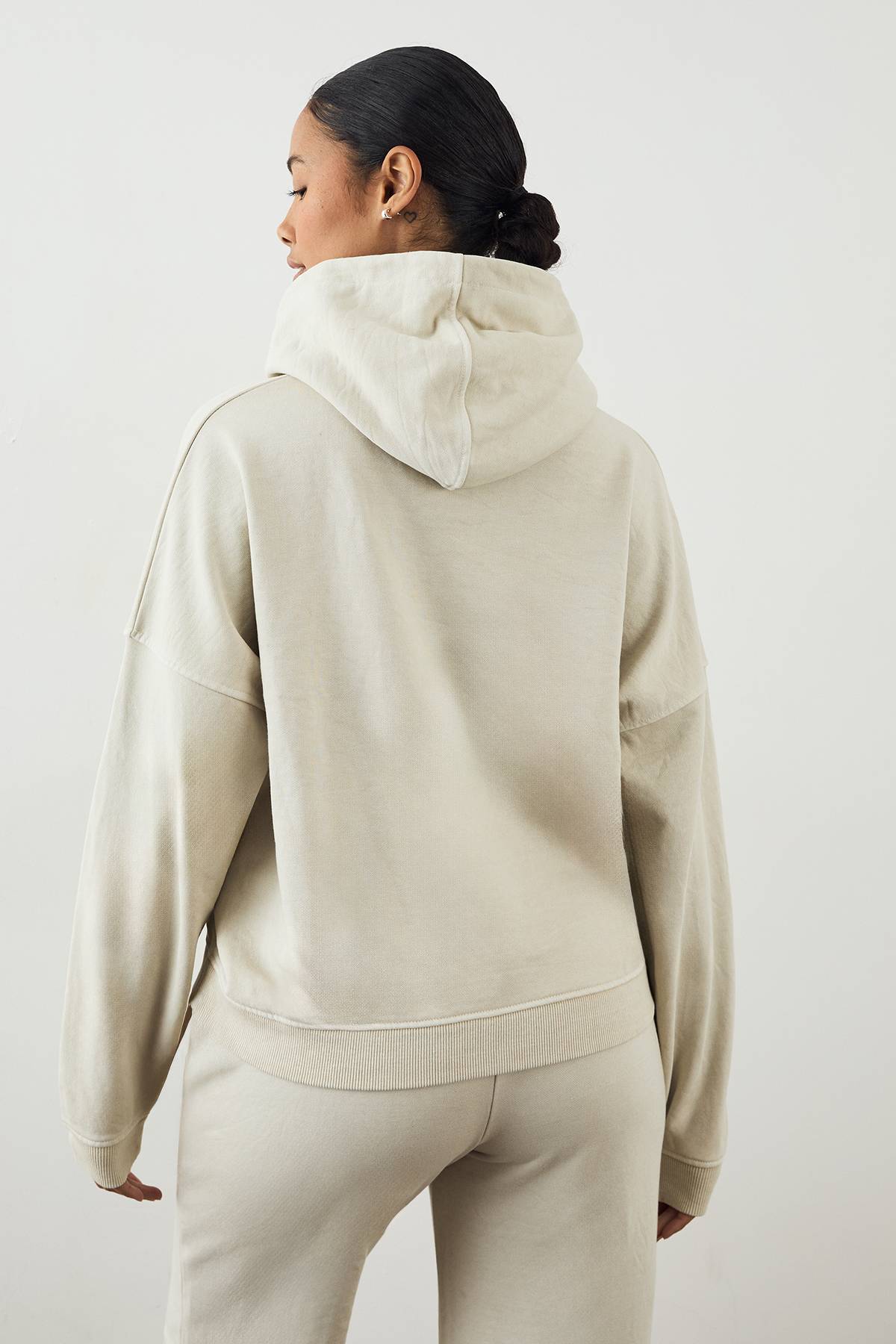 Sweat à Casynthétiqueche Surdimensionné DSGN Studio Premium Poids Lourd Délavé