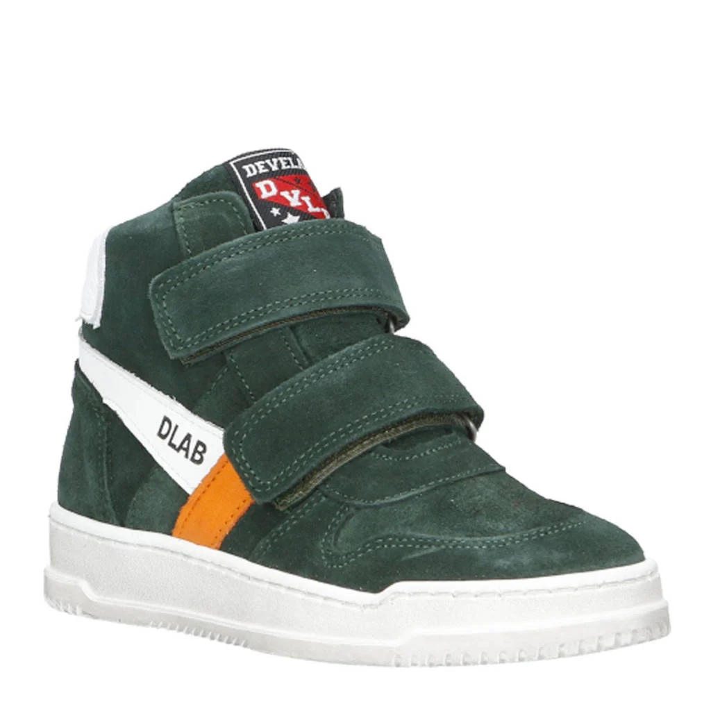 Develab suède sneakers donkergroen