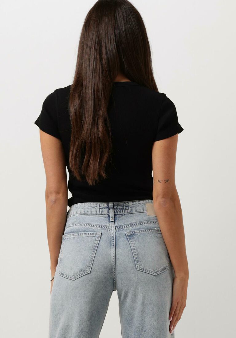 DRYKORN zwarte drykorn t-shirt koale