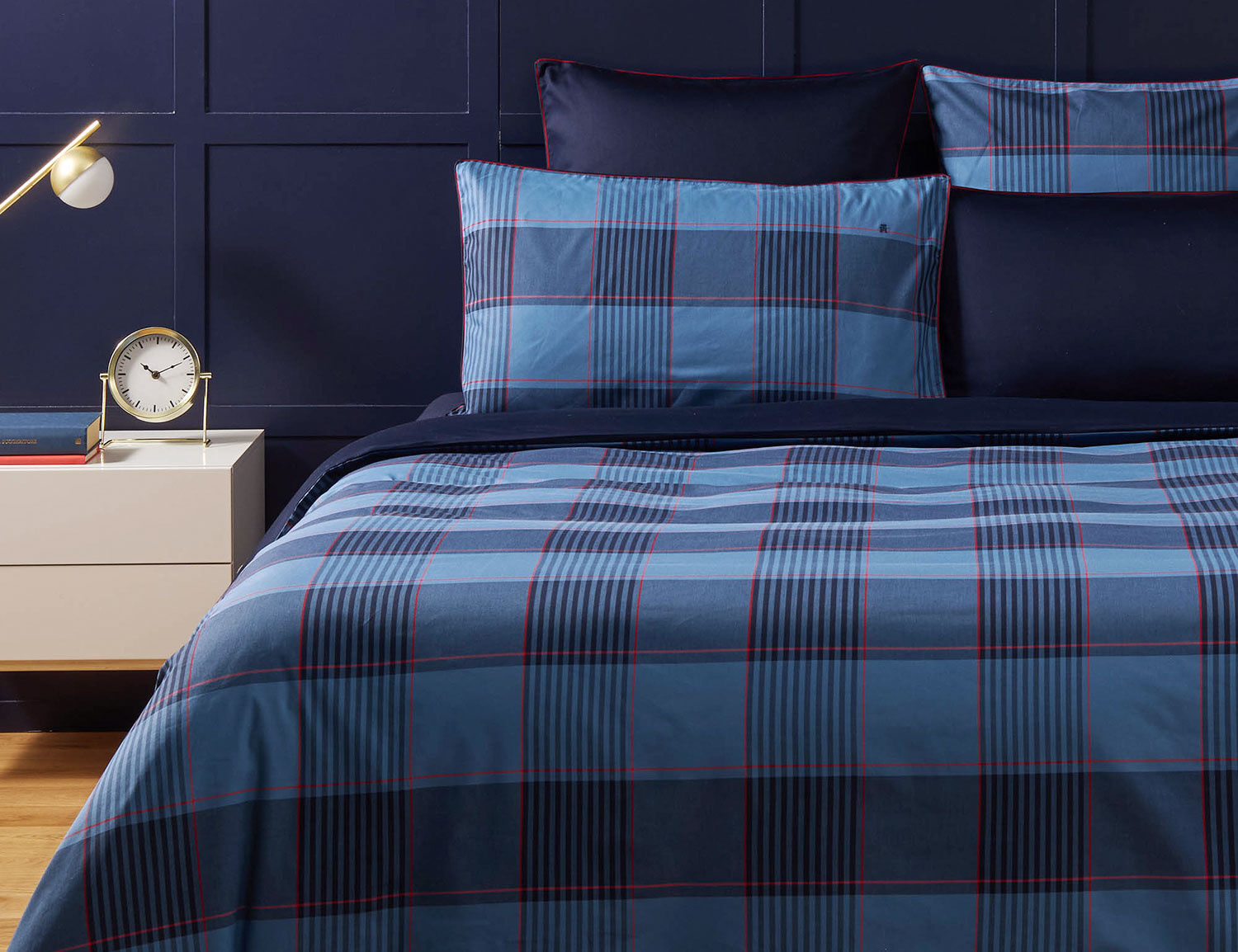 Tommy Hilfiger Bettwäsche Tartan Heritage blau kariert